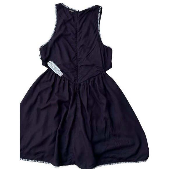 Billabong Juniors Sol Shining Off Black Cut out Dress Size L JD09ASOL - Picture 7 of 14